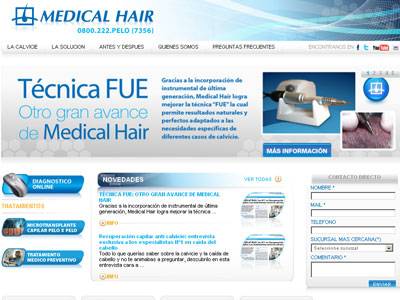 Medical Hair - Diseño Web - SEO - SEM