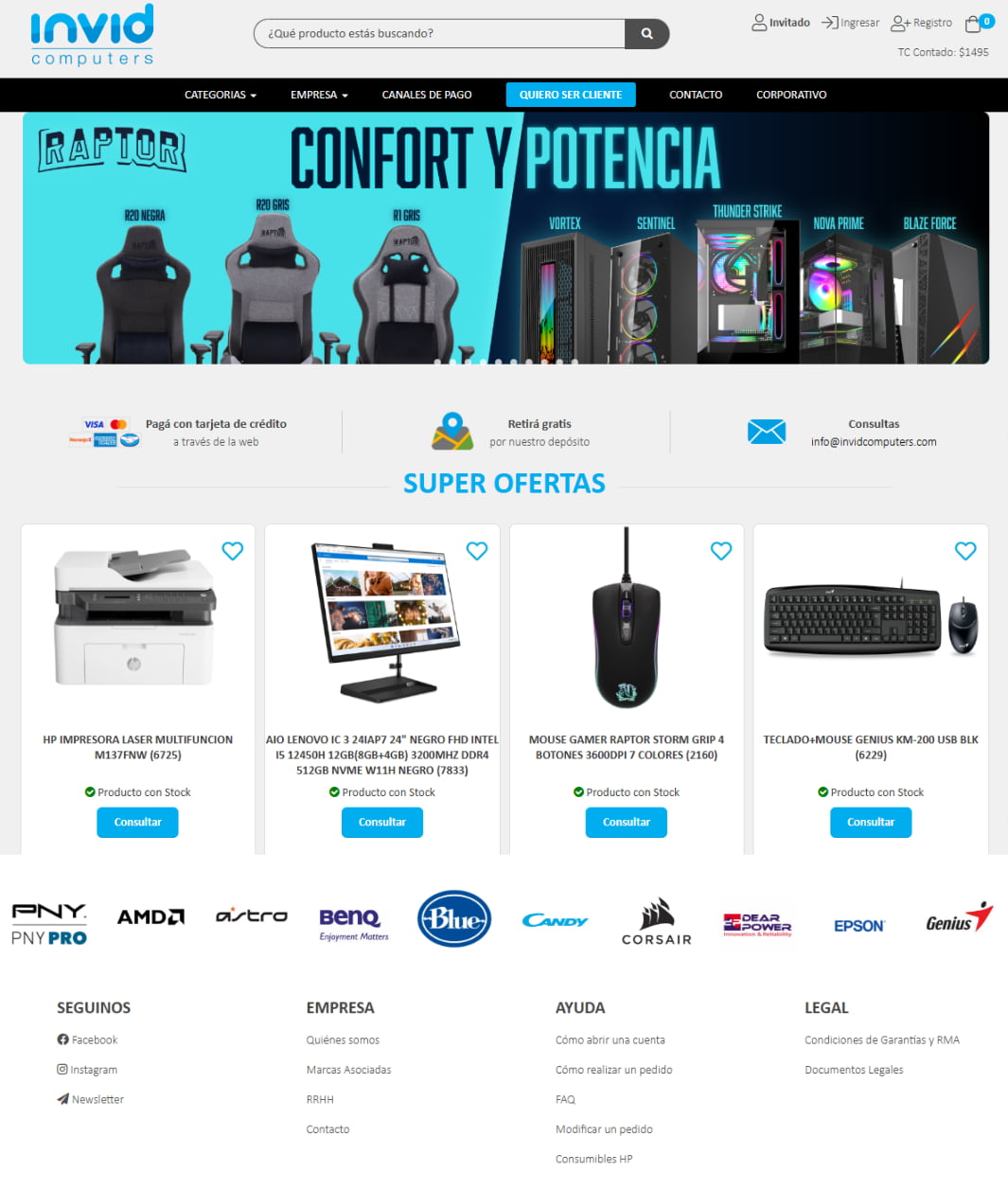 Proyecto eCommerce Invid Computers