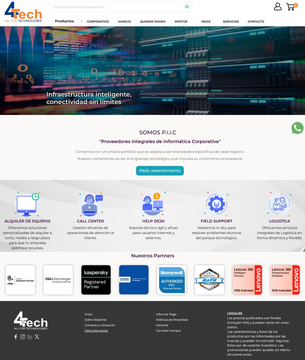 4 Tech Proveedor de Tecnologa
