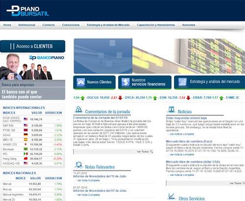 Portal Financiero Piano Bursatil