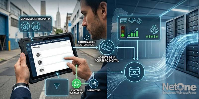 El futuro de la preventa mayorista: Agentes de IA y Módulos de Vendedores inteligentes