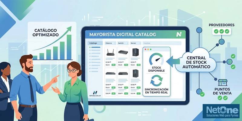Cómo estructurar un Catálogo Digital Mayorista con actualización Automática de stock