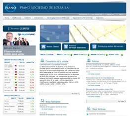Sitios web para agentes de bolsa

