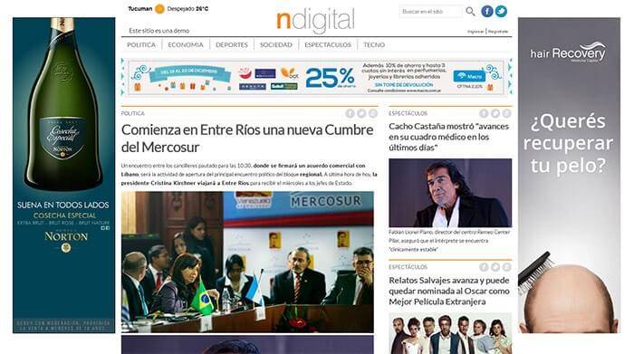 Nuevo Portal Dinámico para diarios online